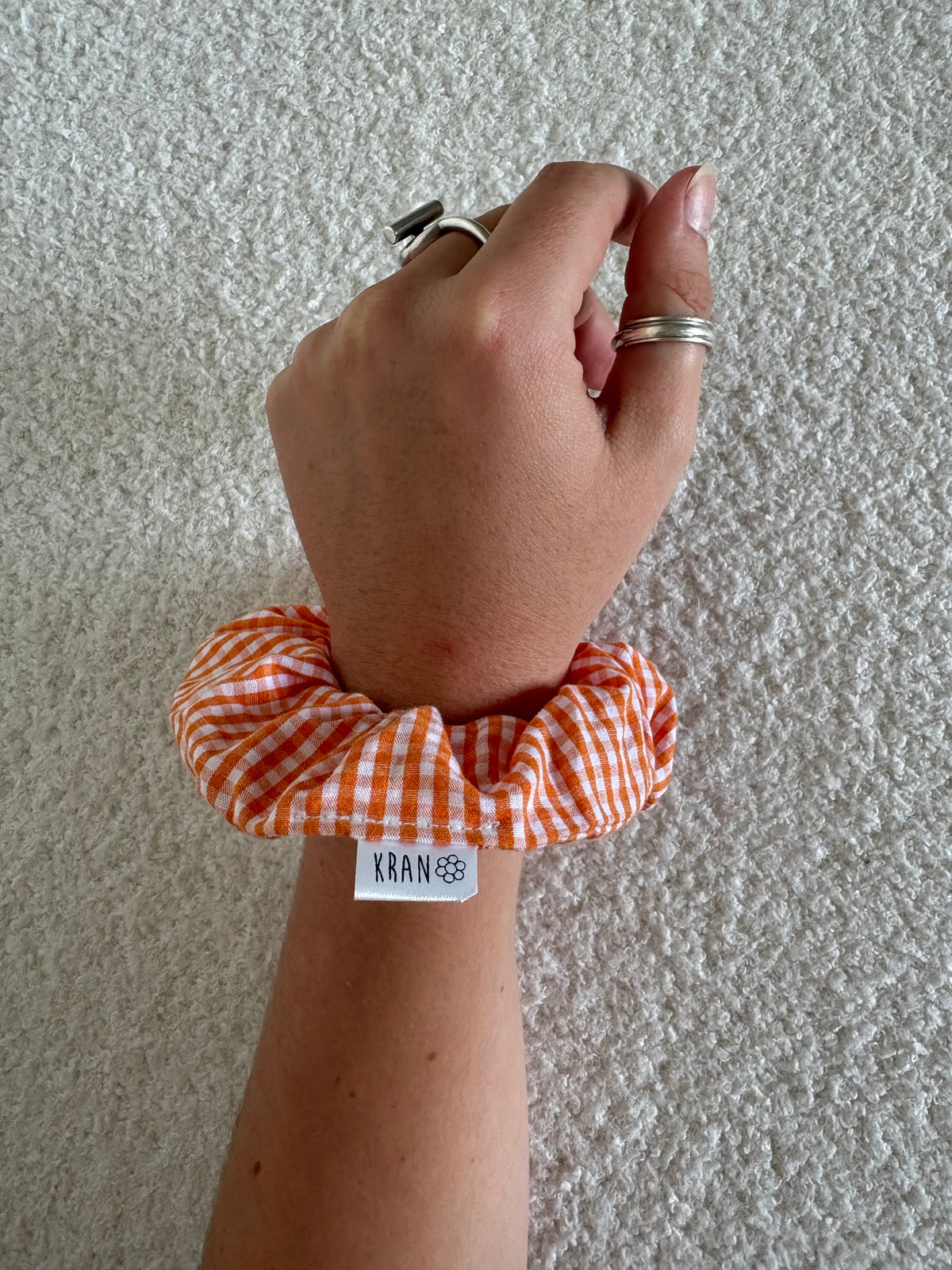 Chouchou Vichy Orange