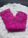 Bandeau dentelle rose 🩷
