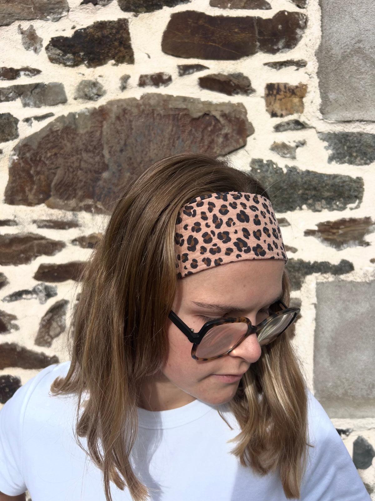 Bandeau léopard foncé
